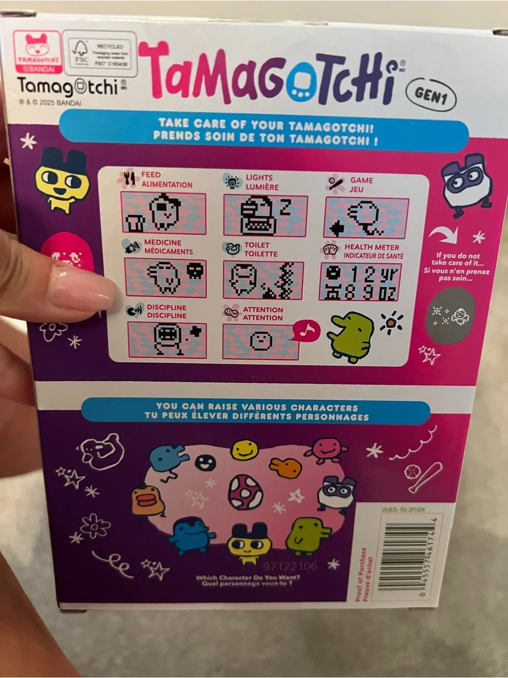 Bandai Tamagotchi Gen 1 Electronic Digital Pet